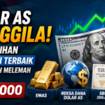 Dolar AS menguat tajam, rupiah melemah ke Rp18.000 dengan pilihan investasi terbaik seperti emas, reksa dana dolar AS, SBN dolar, dan properti.