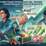 Grafik prediksi nilai tukar rupiah menguat setelah musim haji Juni 2026 menurut BI