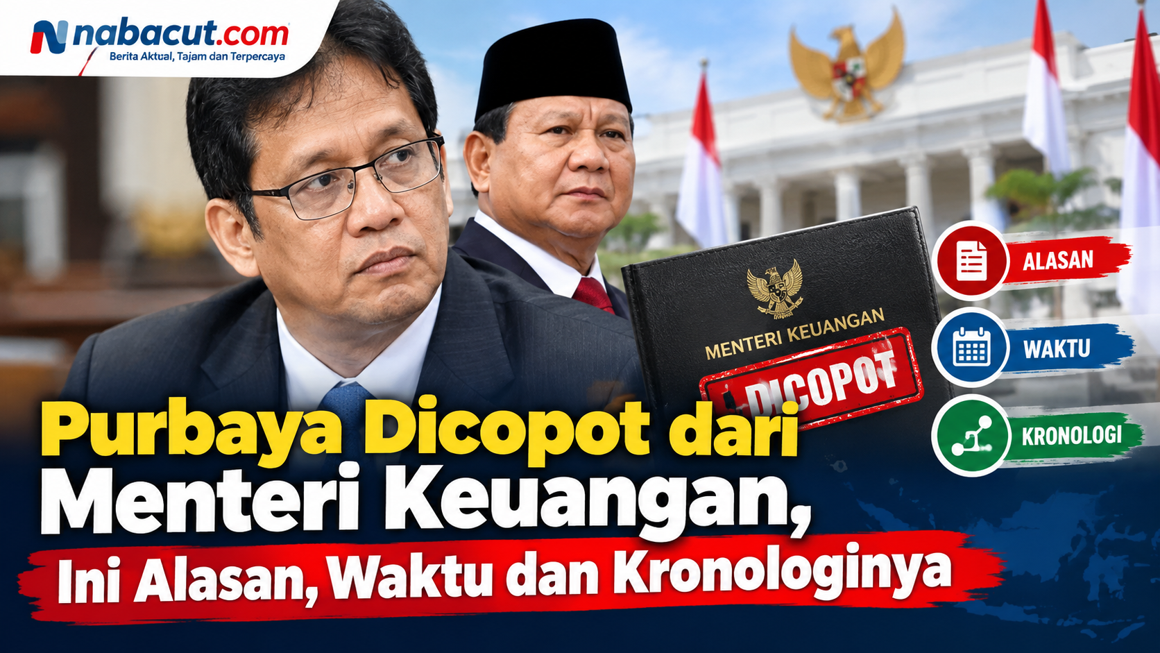 Purbaya dicopot dari Menteri Keuangan, alasan, waktu dan kronologinya