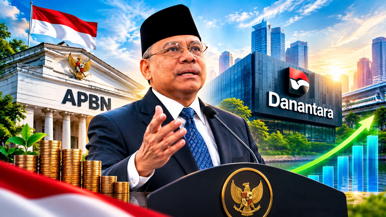 Suahasil Nazara membahas sinergi APBN dan Danantara untuk investasi 7 persen