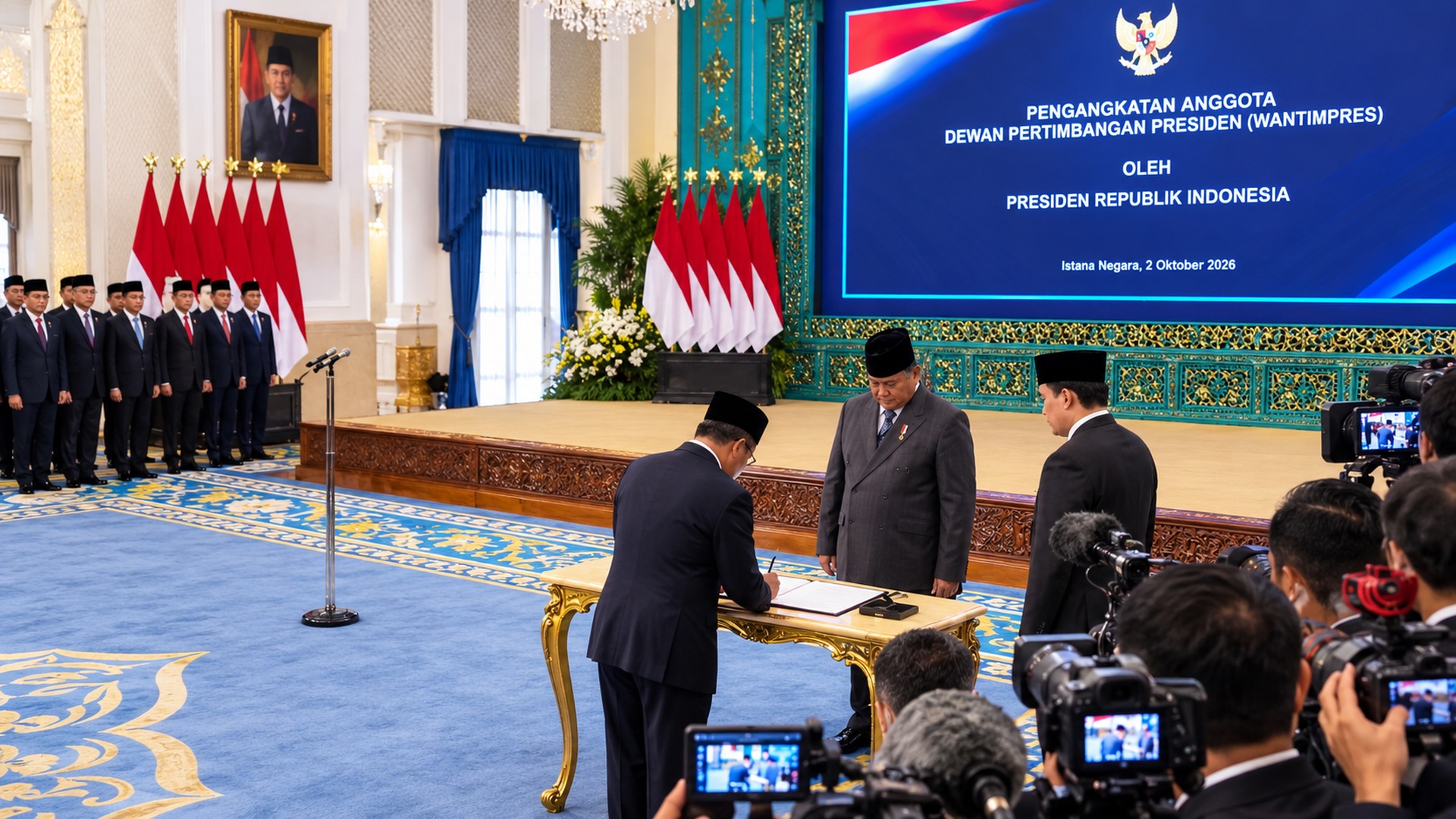 Rocky Gerung dilantik Wantimpres oleh Prabowo