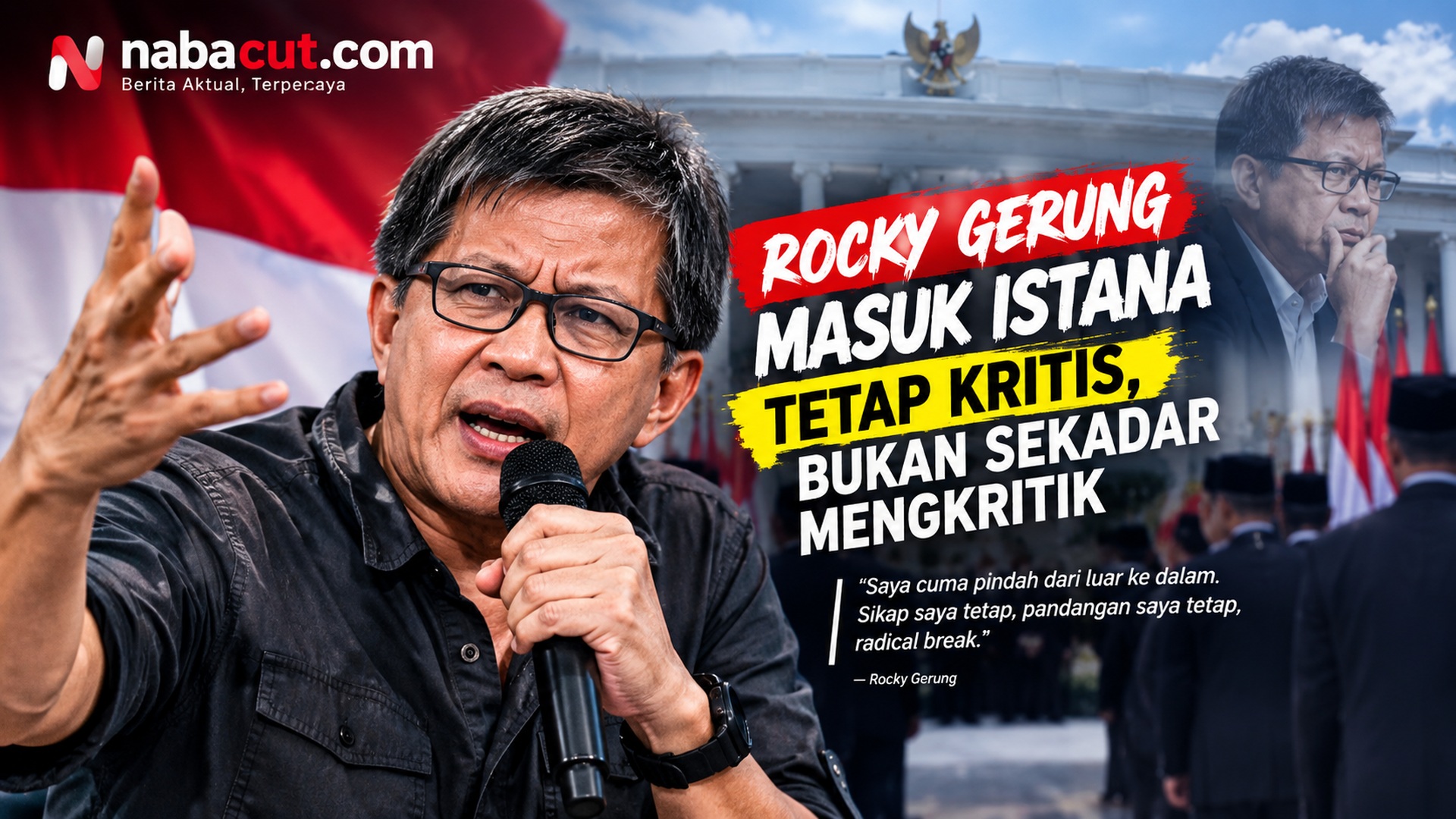 Rocky Gerung sebagai anggota Wantimpres Prabowo.